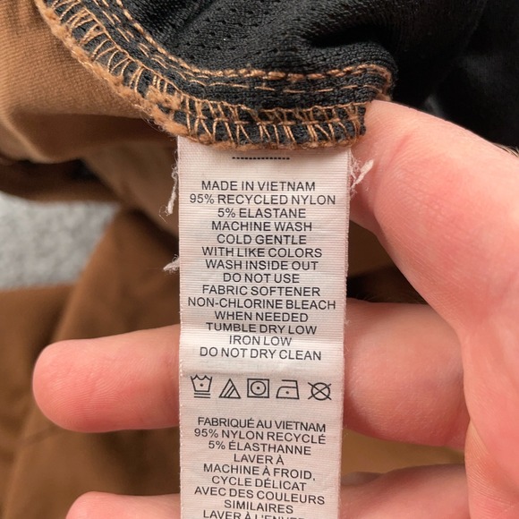 Prana Shorts Mens 36 Brown 7" Stretch Zion II Hybrid Belted Hiking Performance - Picture 9 of 11